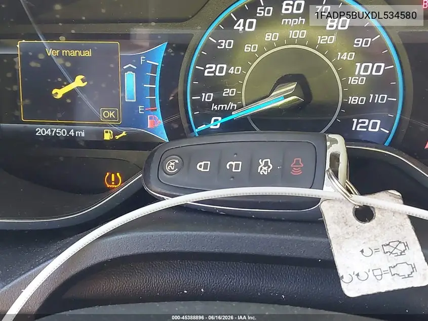 2013 Ford C-Max Hybrid Sel VIN: 1FADP5BUXDL534580 Lot: 45388896