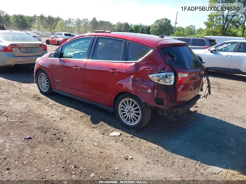 2013 Ford C-Max Hybrid Sel VIN: 1FADP5BUXDL534580 Lot: 45388896