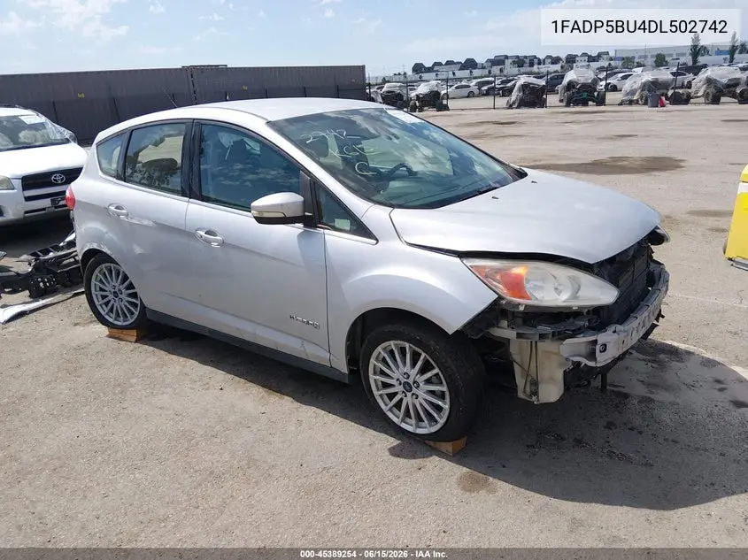 2013 Ford C-Max Hybrid Sel VIN: 1FADP5BU4DL502742 Lot: 45389254