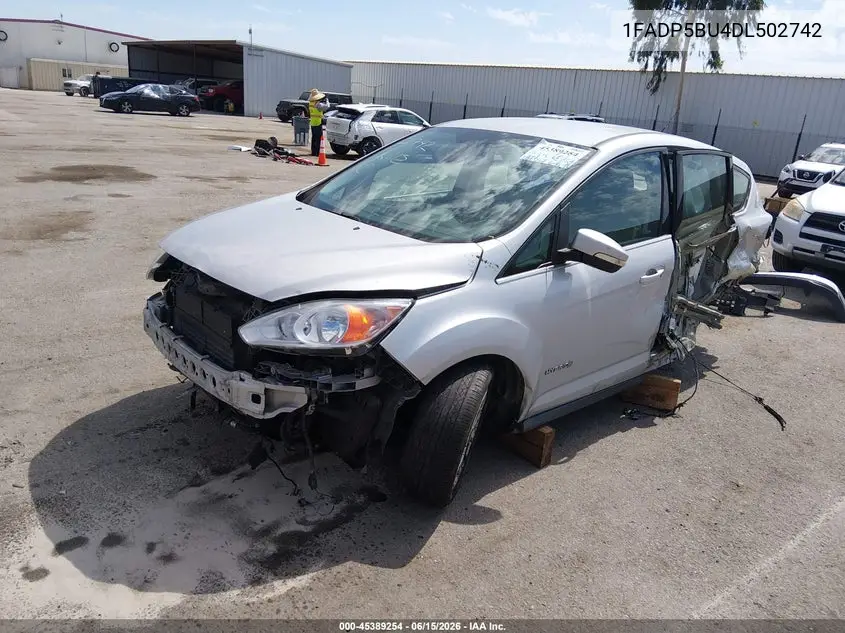 2013 Ford C-Max Hybrid Sel VIN: 1FADP5BU4DL502742 Lot: 45389254