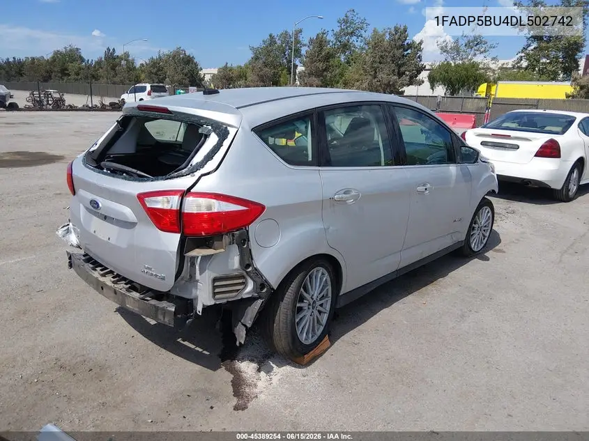 2013 Ford C-Max Hybrid Sel VIN: 1FADP5BU4DL502742 Lot: 45389254