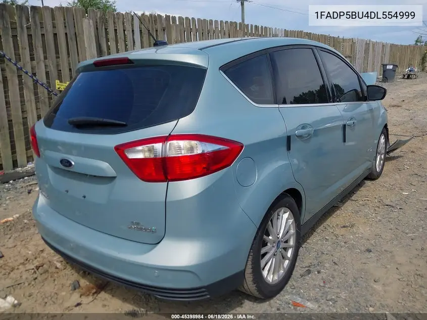 2013 Ford C-Max Hybrid Sel VIN: 1FADP5BU4DL554999 Lot: 45398984