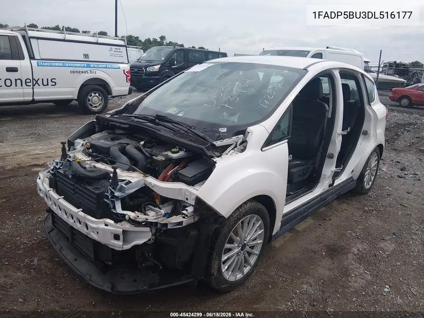 2013 Ford C-Max Hybrid Sel VIN: 1FADP5BU3DL516177 Lot: 45424299
