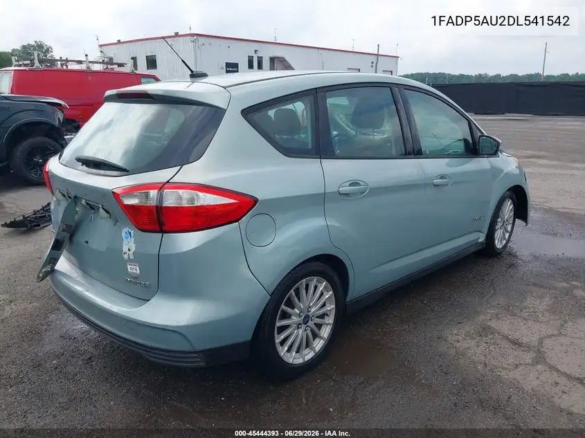 2013 Ford C-Max Hybrid Se VIN: 1FADP5AU2DL541542 Lot: 45444393