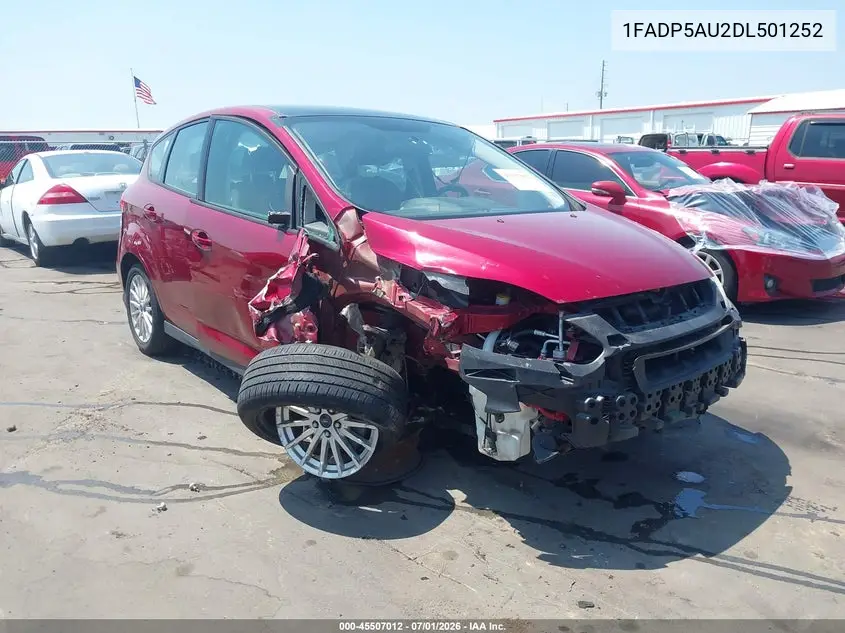 2013 Ford C-Max Hybrid Se VIN: 1FADP5AU2DL501252 Lot: 45507012