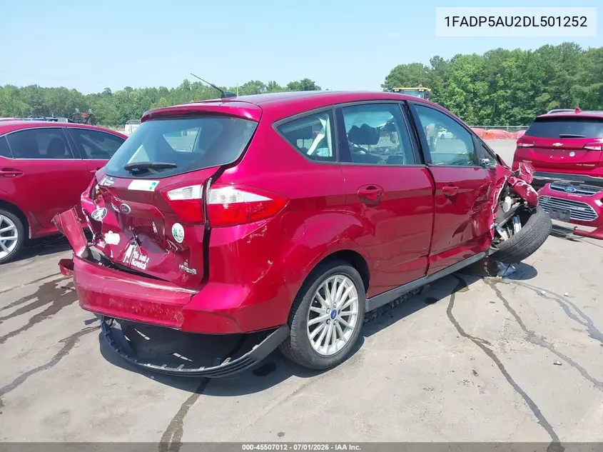 2013 Ford C-Max Hybrid Se VIN: 1FADP5AU2DL501252 Lot: 45507012