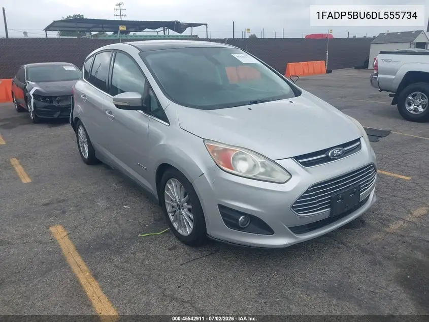 2013 Ford C-Max Hybrid Sel VIN: 1FADP5BU6DL555734 Lot: 45542911