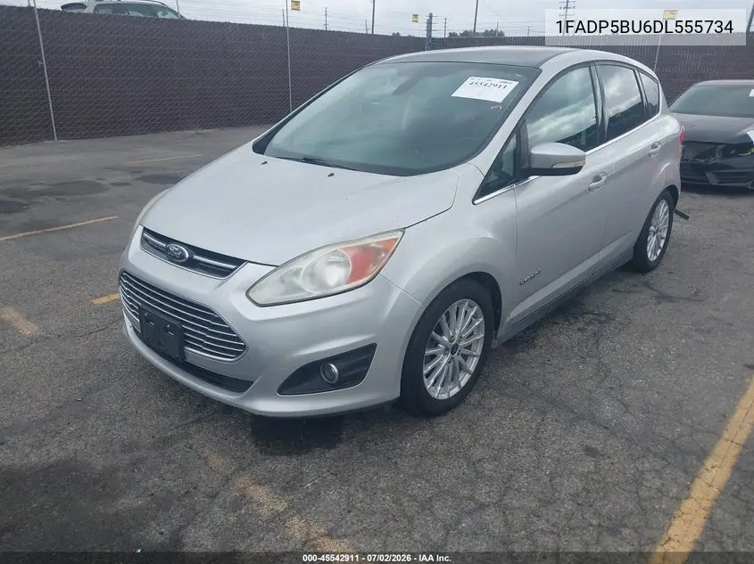 2013 Ford C-Max Hybrid Sel VIN: 1FADP5BU6DL555734 Lot: 45542911