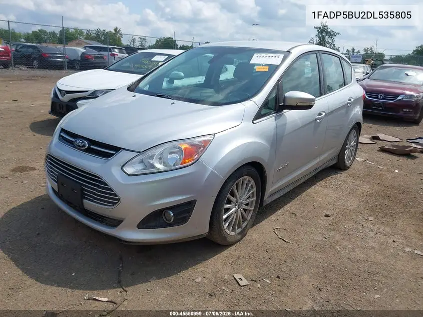2013 Ford C-Max Hybrid Sel VIN: 1FADP5BU2DL535805 Lot: 45550999