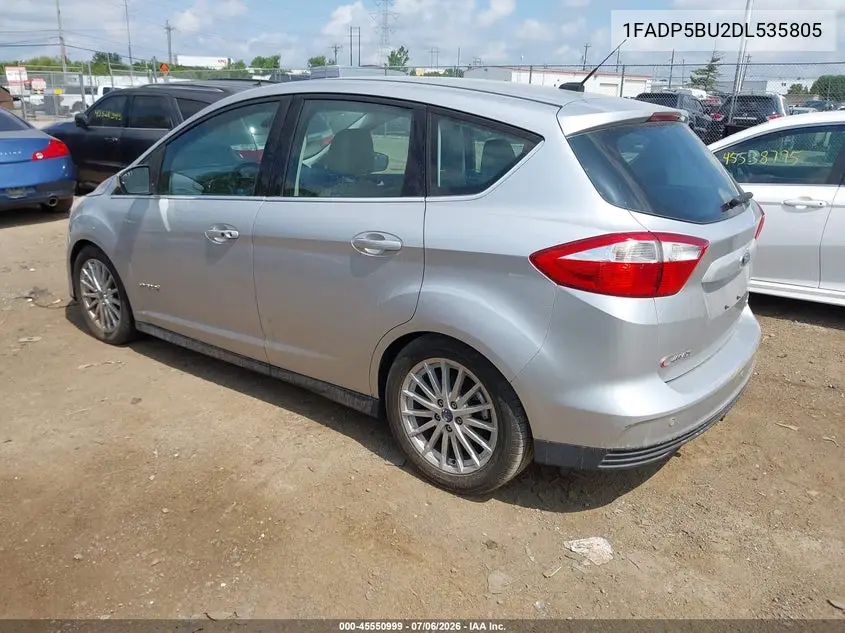 2013 Ford C-Max Hybrid Sel VIN: 1FADP5BU2DL535805 Lot: 45550999