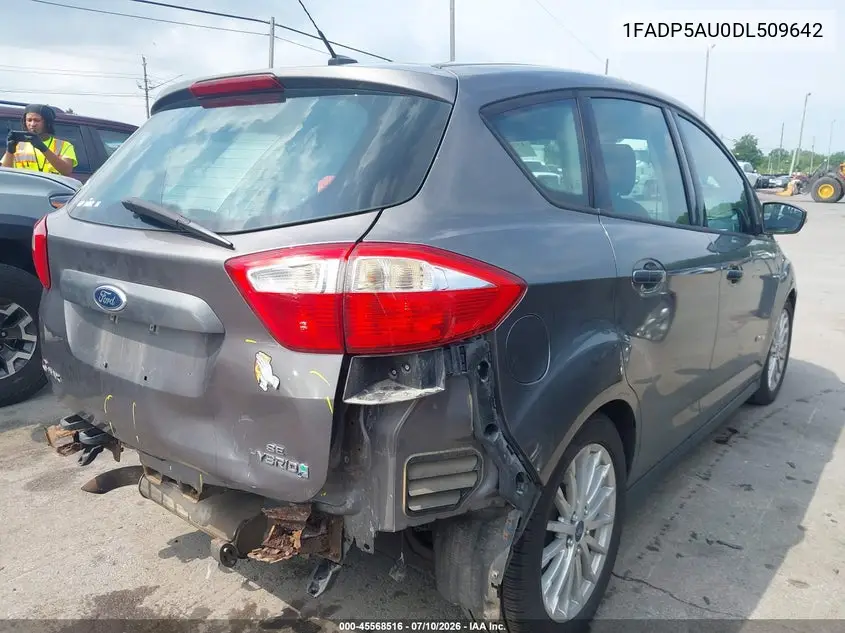 2013 Ford C-Max Hybrid Se VIN: 1FADP5AU0DL509642 Lot: 45568516