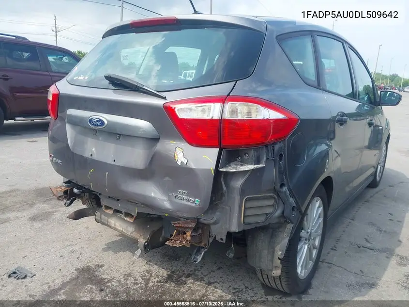 2013 Ford C-Max Hybrid Se VIN: 1FADP5AU0DL509642 Lot: 45568516