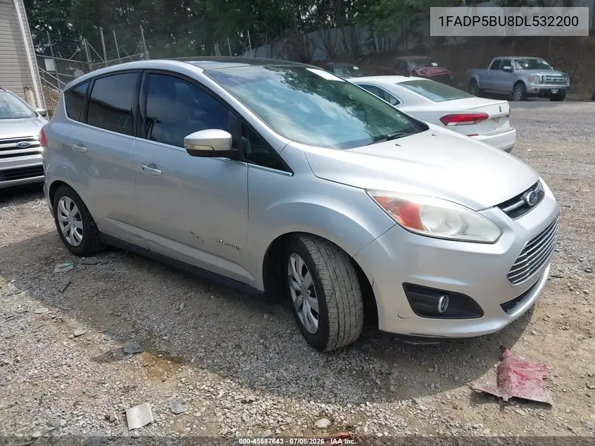 2013 Ford C-Max Hybrid Sel VIN: 1FADP5BU8DL532200 Lot: 45587643