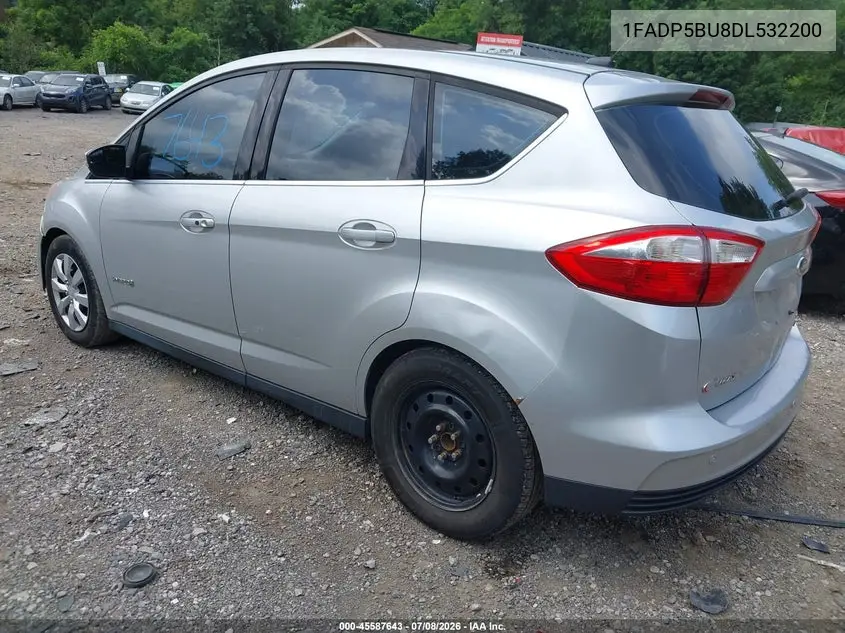 2013 Ford C-Max Hybrid Sel VIN: 1FADP5BU8DL532200 Lot: 45587643