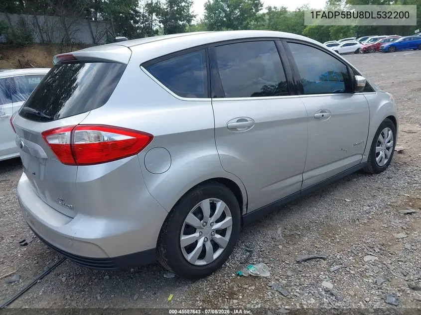 2013 Ford C-Max Hybrid Sel VIN: 1FADP5BU8DL532200 Lot: 45587643
