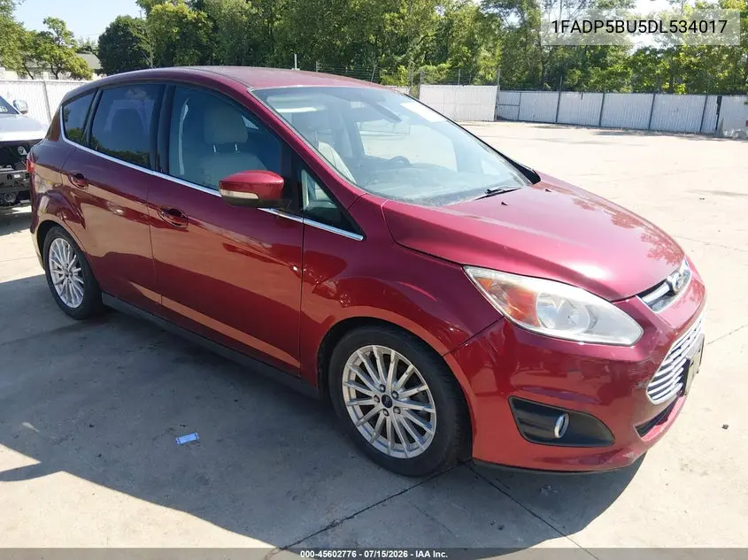 2013 Ford C-Max Hybrid Sel VIN: 1FADP5BU5DL534017 Lot: 45602776