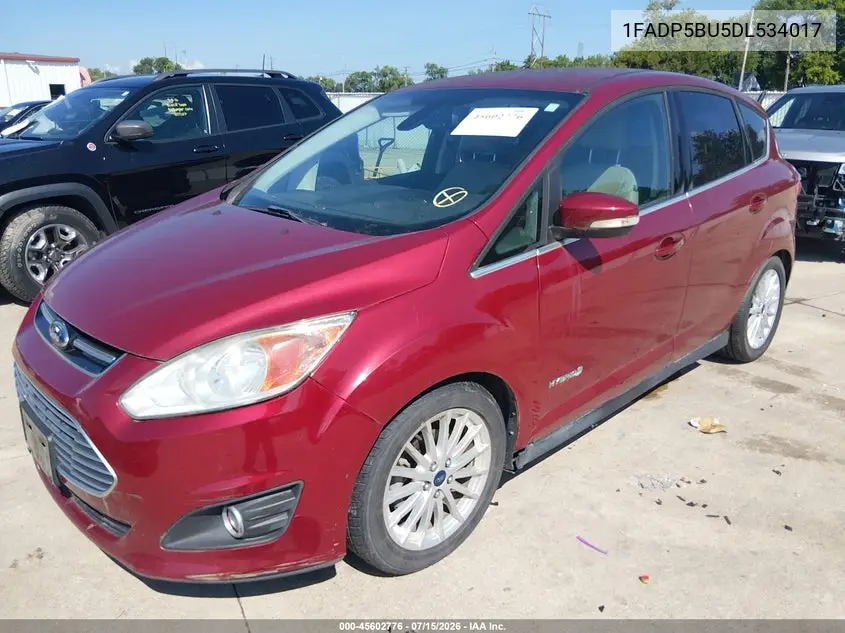 2013 Ford C-Max Hybrid Sel VIN: 1FADP5BU5DL534017 Lot: 45602776