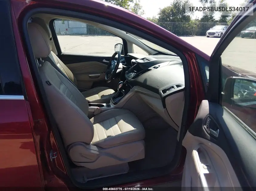 2013 Ford C-Max Hybrid Sel VIN: 1FADP5BU5DL534017 Lot: 45602776