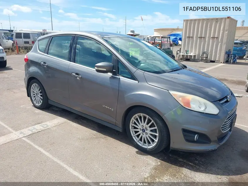 2013 Ford C-Max Hybrid Sel VIN: 1FADP5BU1DL551106 Lot: 45609456