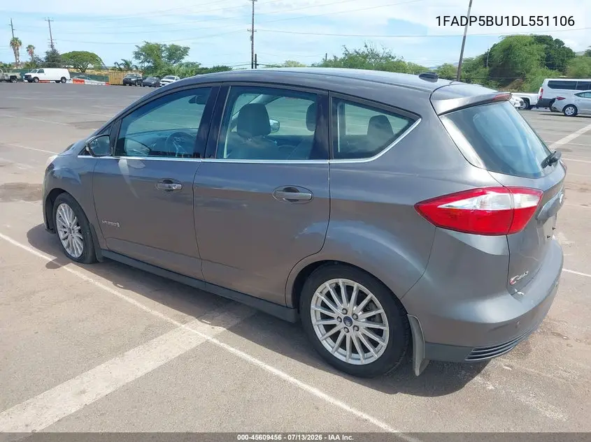 2013 Ford C-Max Hybrid Sel VIN: 1FADP5BU1DL551106 Lot: 45609456