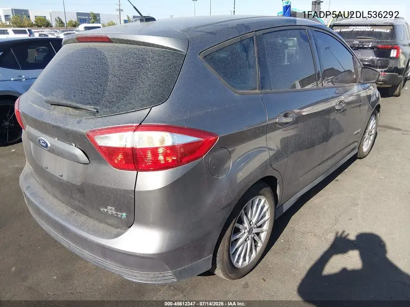 2013 Ford C-Max Hybrid Se VIN: 1FADP5AU2DL536292 Lot: 45612347