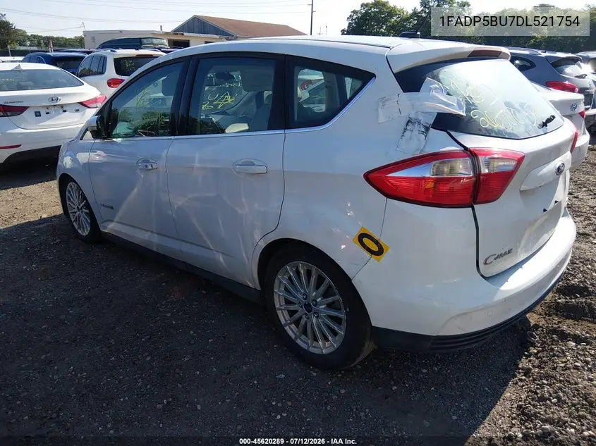 2013 Ford C-Max Hybrid Sel VIN: 1FADP5BU7DL521754 Lot: 45620289