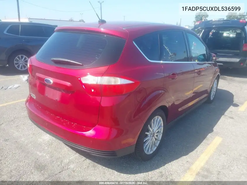 2013 Ford C-Max Energi Sel VIN: 1FADP5CUXDL536599 Lot: 45645474