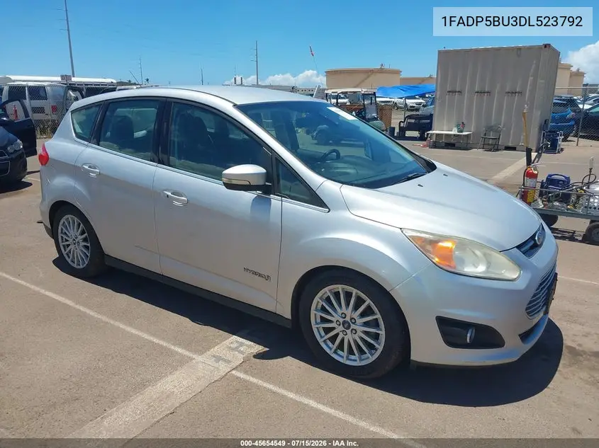 2013 Ford C-Max Hybrid Sel VIN: 1FADP5BU3DL523792 Lot: 45654549