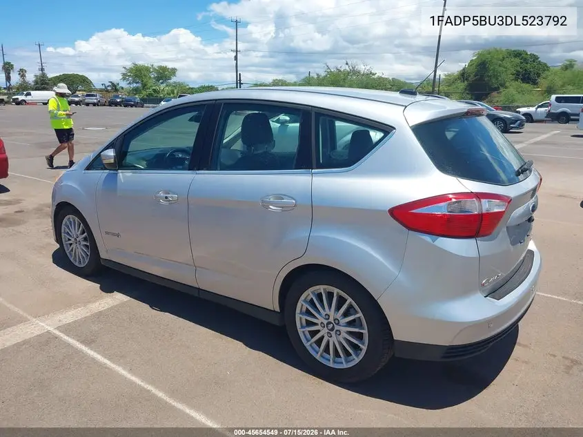 2013 Ford C-Max Hybrid Sel VIN: 1FADP5BU3DL523792 Lot: 45654549