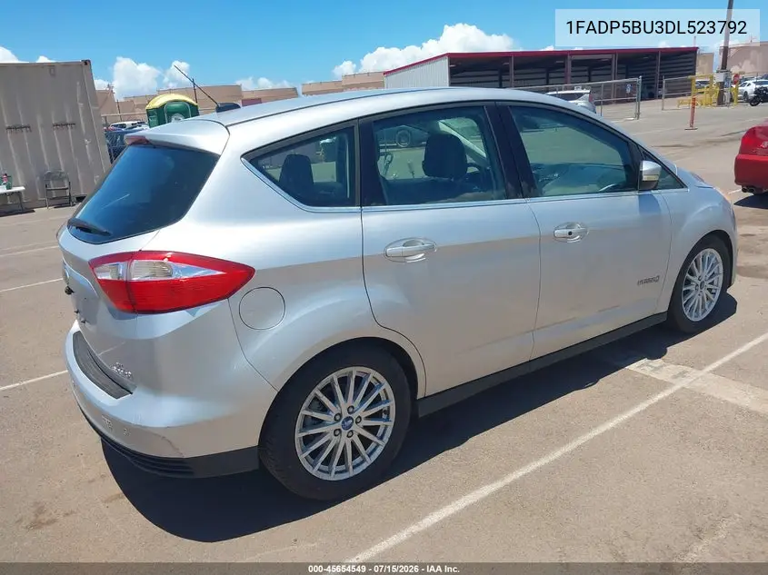 2013 Ford C-Max Hybrid Sel VIN: 1FADP5BU3DL523792 Lot: 45654549