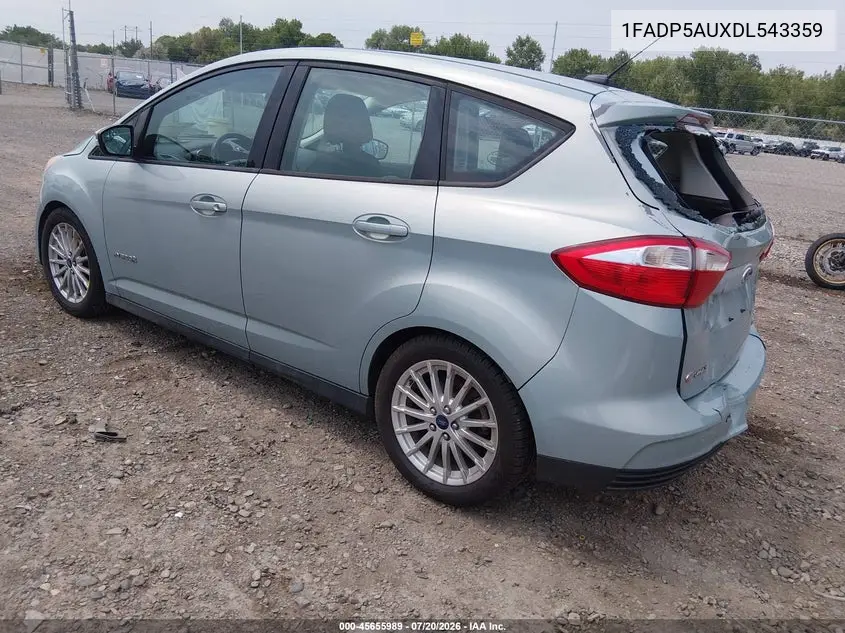 2013 Ford C-Max Hybrid Se VIN: 1FADP5AUXDL543359 Lot: 45655989