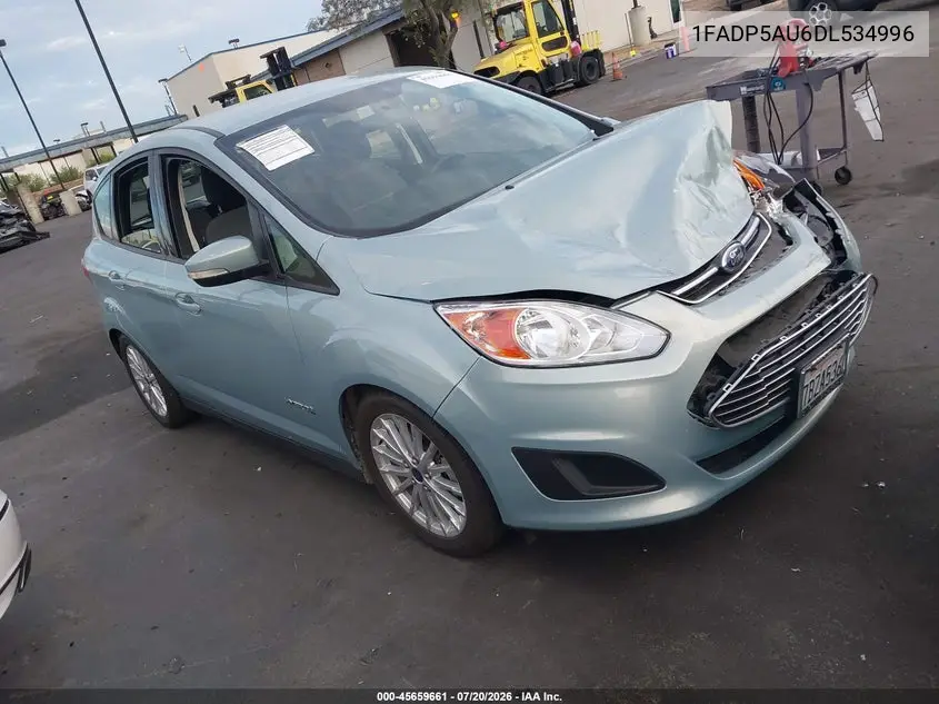 2013 Ford C-Max Hybrid Se VIN: 1FADP5AU6DL534996 Lot: 45659661