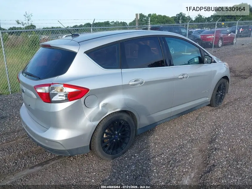 2013 Ford C-Max Hybrid Sel VIN: 1FADP5BU8DL530964 Lot: 45665464