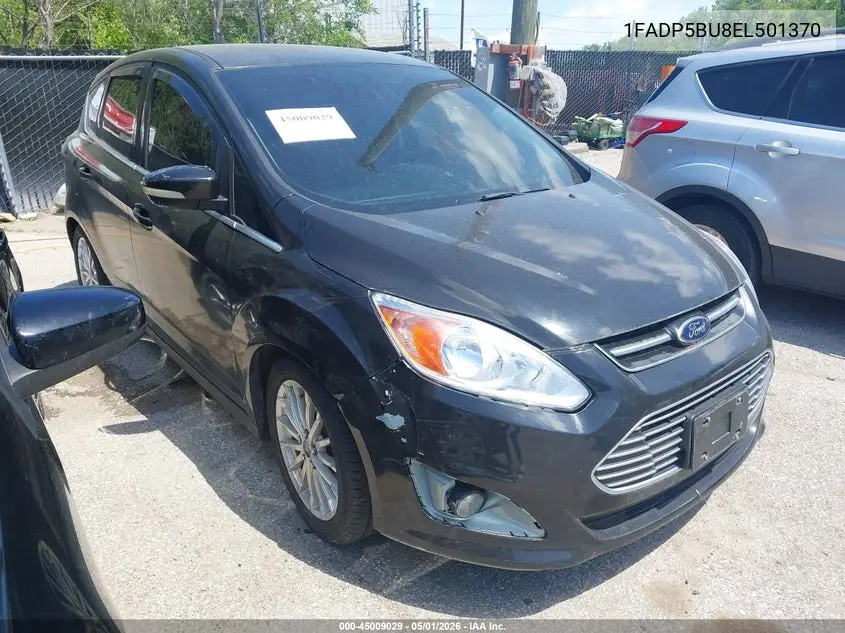 2014 Ford C-Max Hybrid Sel VIN: 1FADP5BU8EL501370 Lot: 45009029