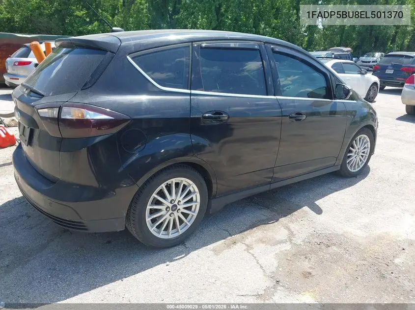 2014 Ford C-Max Hybrid Sel VIN: 1FADP5BU8EL501370 Lot: 45009029
