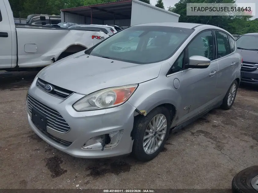 1FADP5CU5EL518643 2014 Ford C-Max Energi Sel