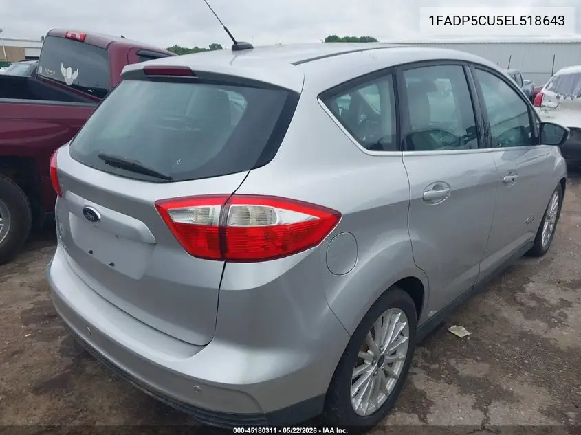 1FADP5CU5EL518643 2014 Ford C-Max Energi Sel
