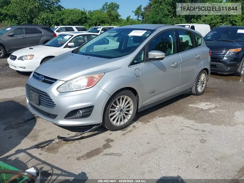 2014 Ford C-Max Energi Sel VIN: 1FADP5CU2EL511844 Lot: 45214647