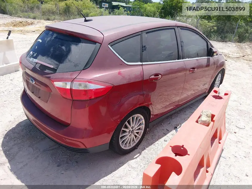2014 Ford C-Max Energi Sel VIN: 1FADP5CU9EL503899 Lot: 45332481