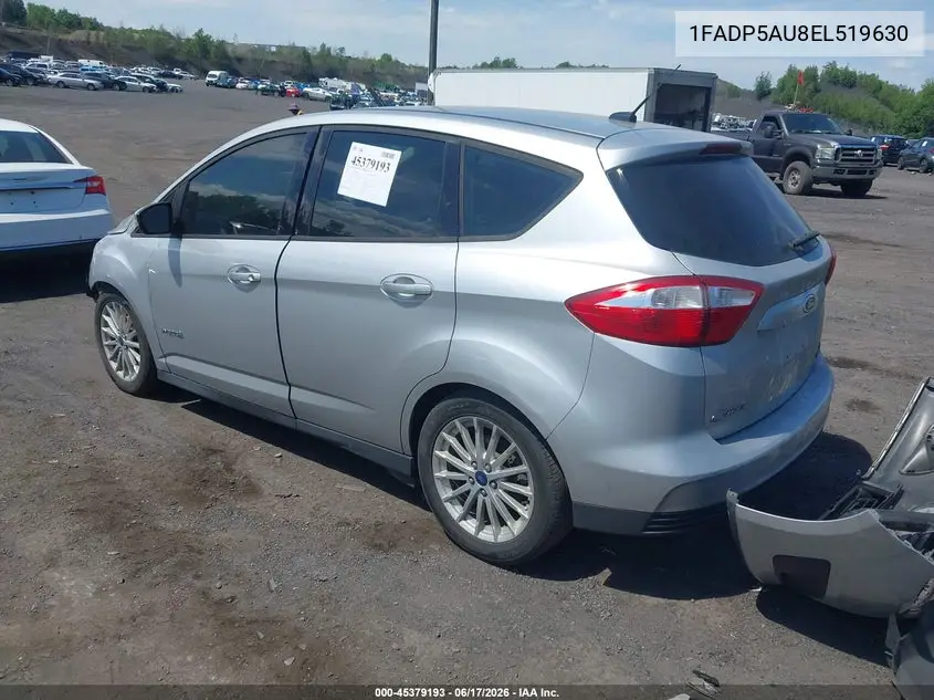 2014 Ford C-Max Hybrid Se VIN: 1FADP5AU8EL519630 Lot: 45379193