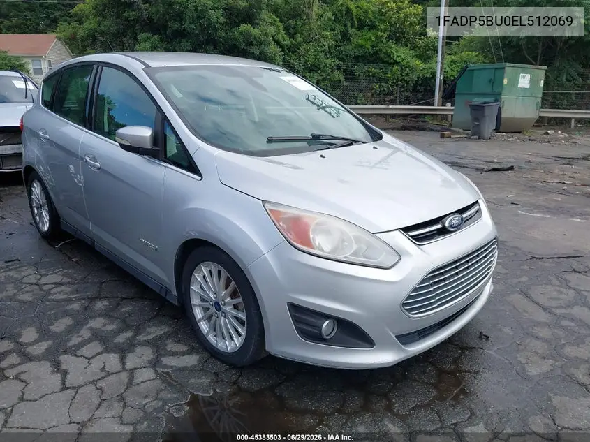 2014 Ford C-Max Hybrid Sel VIN: 1FADP5BU0EL512069 Lot: 45383503