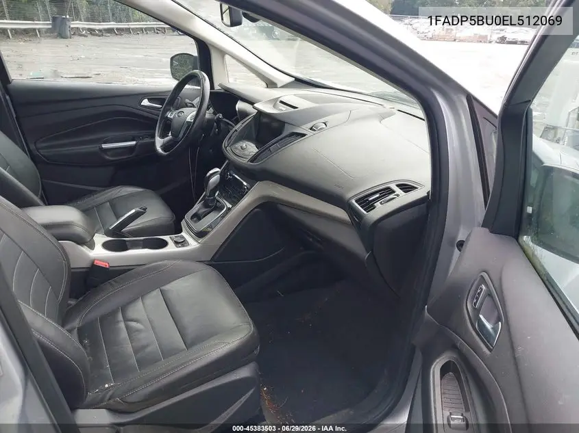 2014 Ford C-Max Hybrid Sel VIN: 1FADP5BU0EL512069 Lot: 45383503