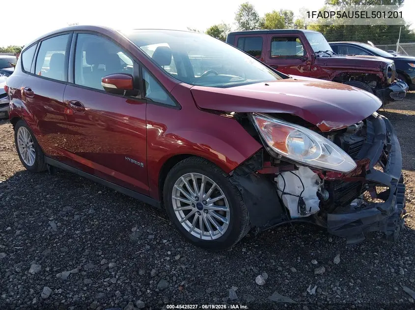 2014 Ford C-Max Hybrid Se VIN: 1FADP5AU5EL501201 Lot: 45425227