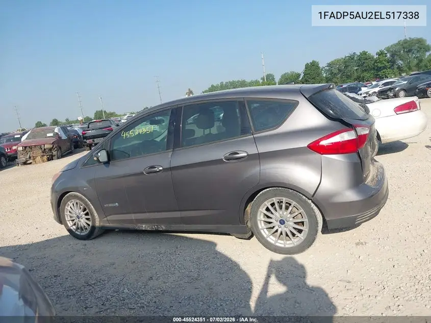 2014 Ford C-Max Hybrid Se VIN: 1FADP5AU2EL517338 Lot: 45524351
