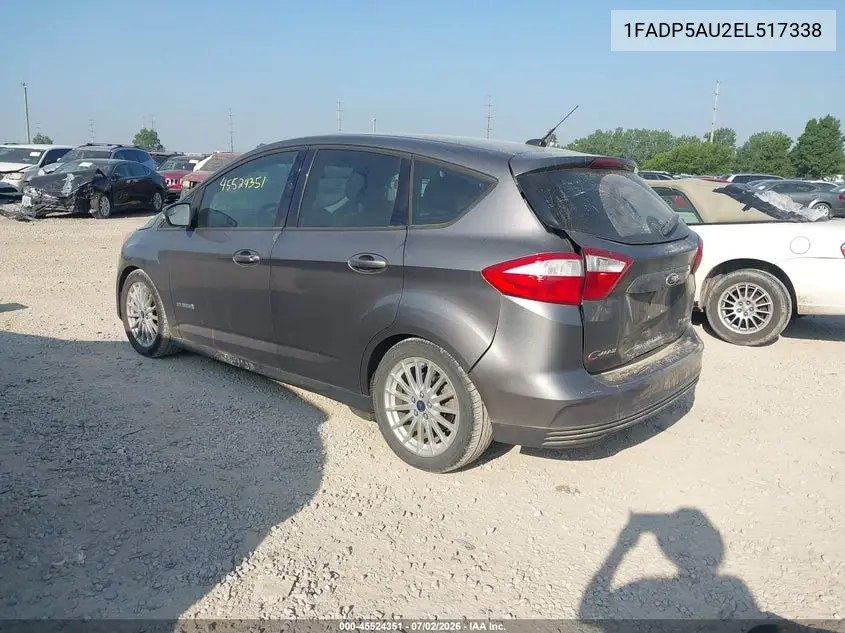 2014 Ford C-Max Hybrid Se VIN: 1FADP5AU2EL517338 Lot: 45524351