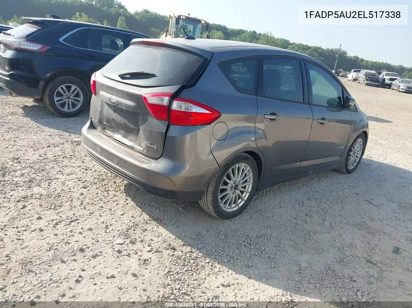 2014 Ford C-Max Hybrid Se VIN: 1FADP5AU2EL517338 Lot: 45524351