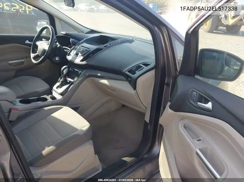 2014 Ford C-Max Hybrid Se VIN: 1FADP5AU2EL517338 Lot: 45524351