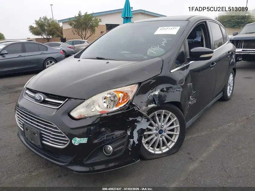2014 Ford C-Max Energi Sel VIN: 1FADP5CU2EL513089 Lot: 45527437
