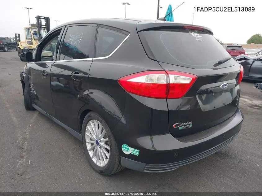 2014 Ford C-Max Energi Sel VIN: 1FADP5CU2EL513089 Lot: 45527437