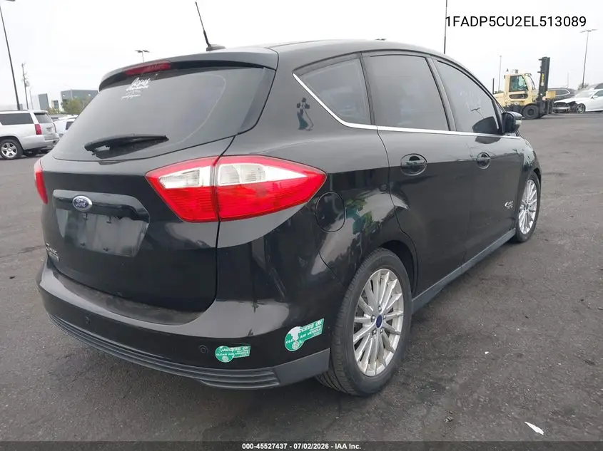 2014 Ford C-Max Energi Sel VIN: 1FADP5CU2EL513089 Lot: 45527437